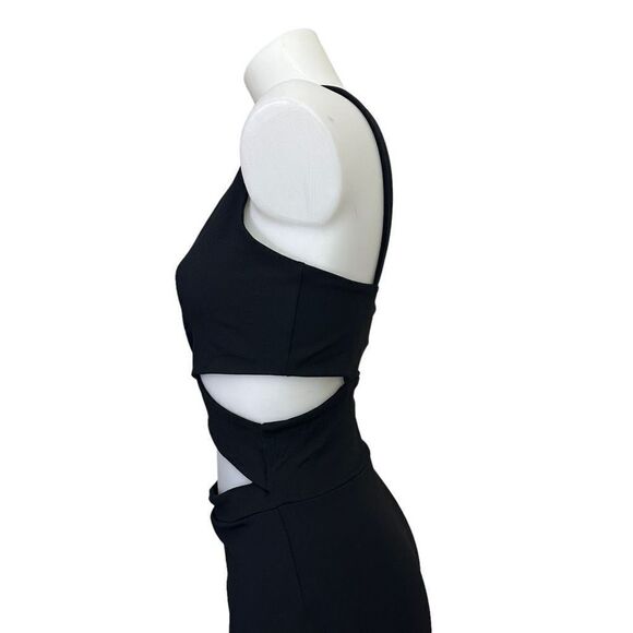 SUSANA MONACO Beige Tiered Ruffle Fit & Flare Short Dress, V neck size small NEW - Picture 5 of 8